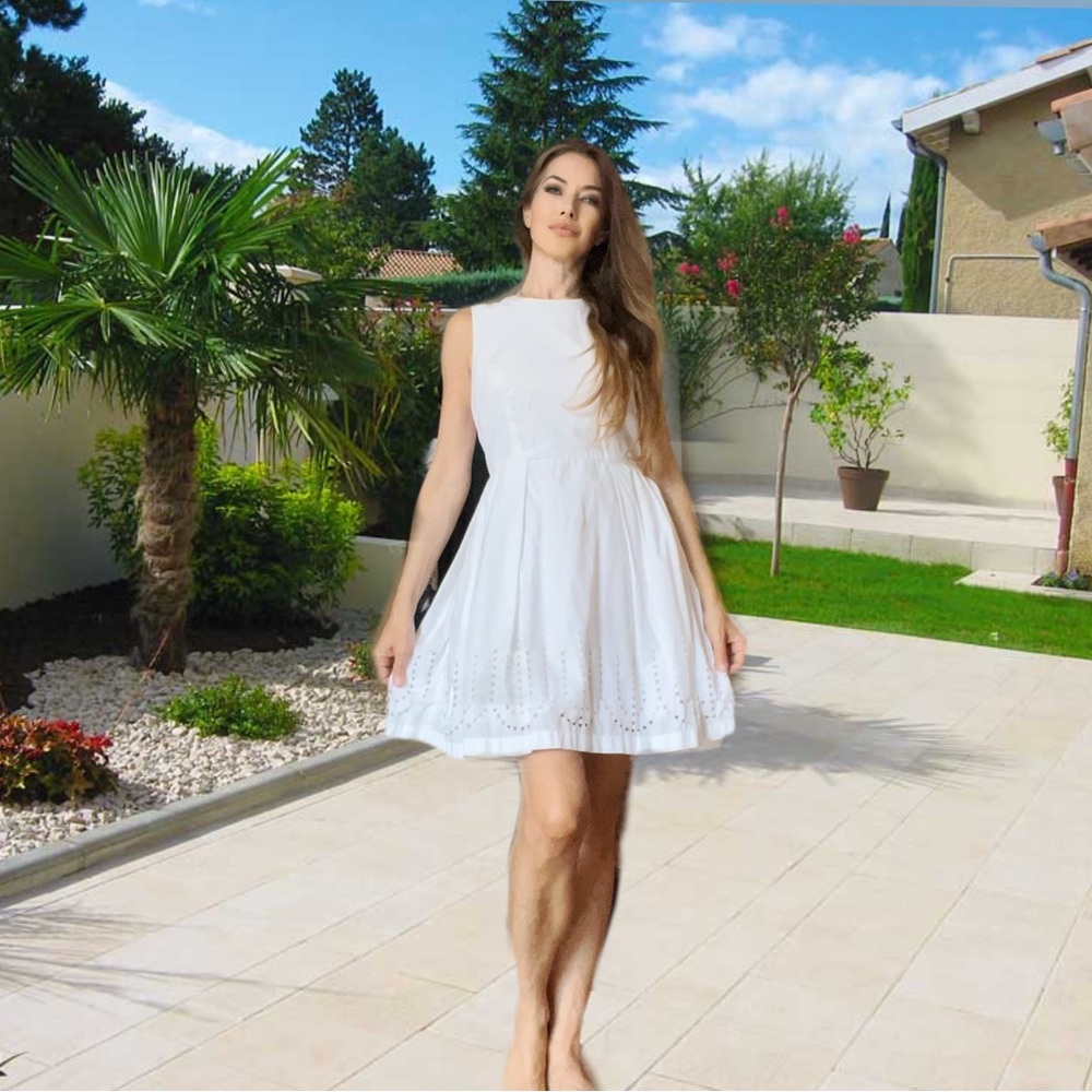 GAP White Midi Dress